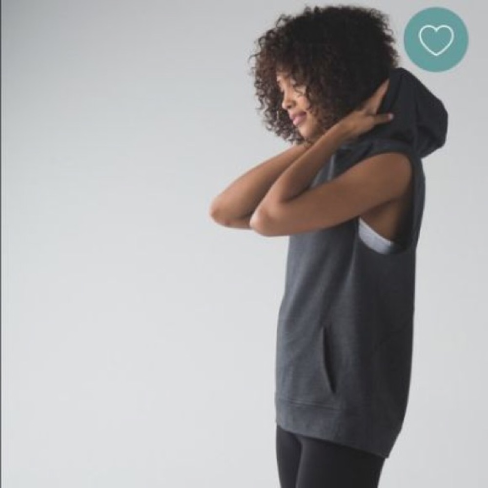 Lululemon sleeveless vest hoodie